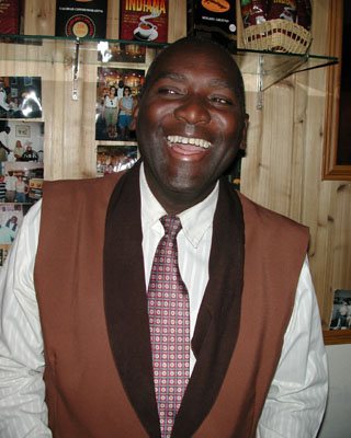 Water Man. We stopped in for tea and we met this absolutely delightful man.
