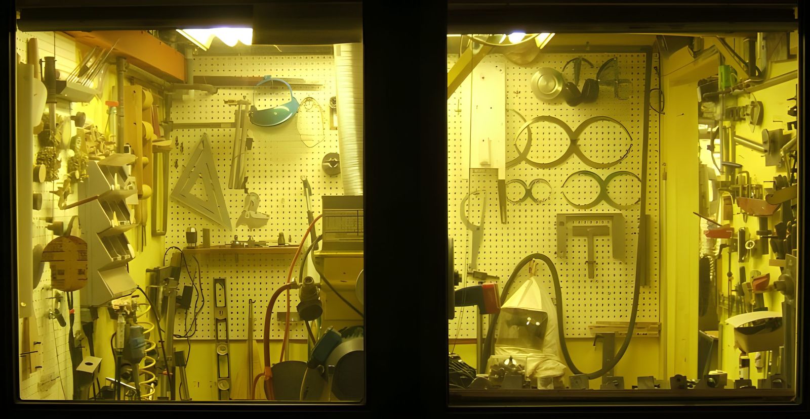 Oh, yes. I was working in my shop one night and Fiona asked me to get something from the screened in porch.