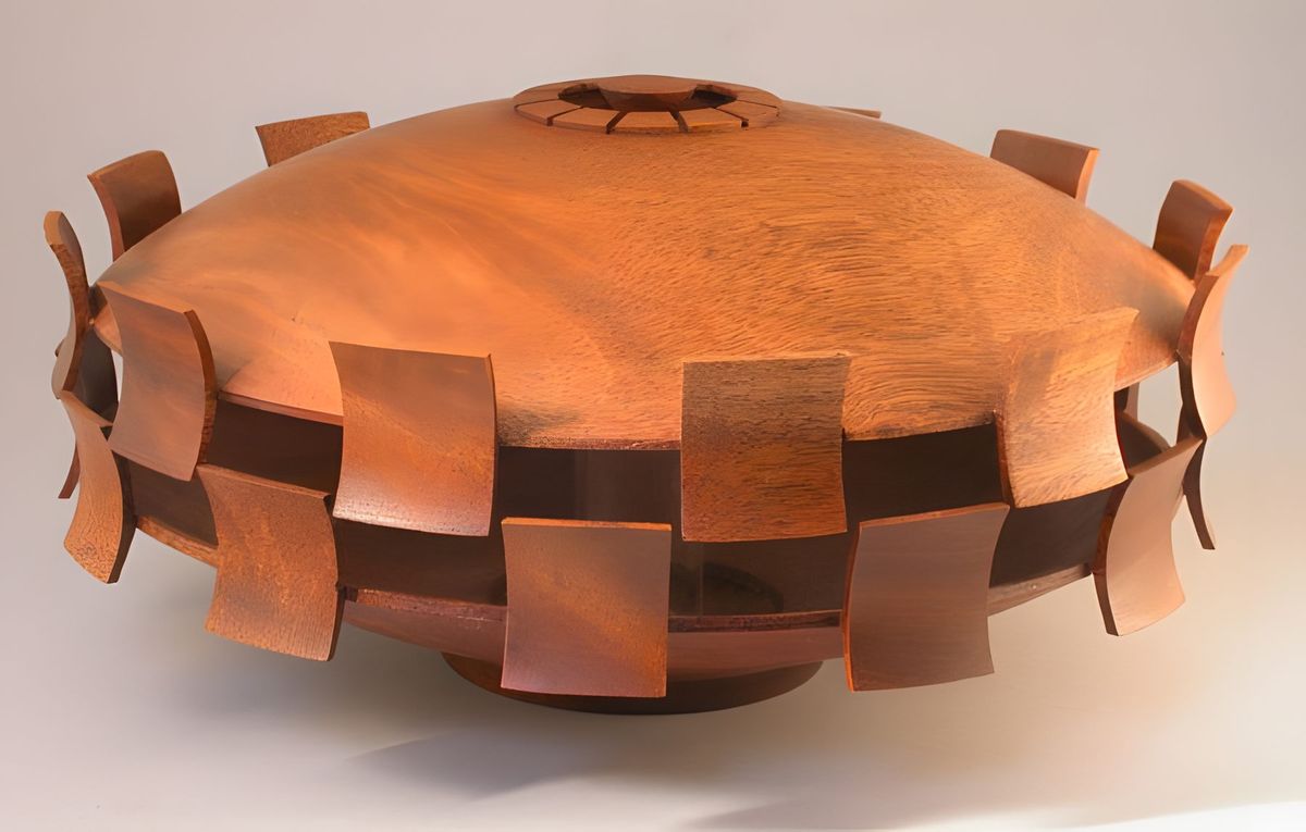 The concept behind this piece was "Put a lid ON it/Put a lid IN it".