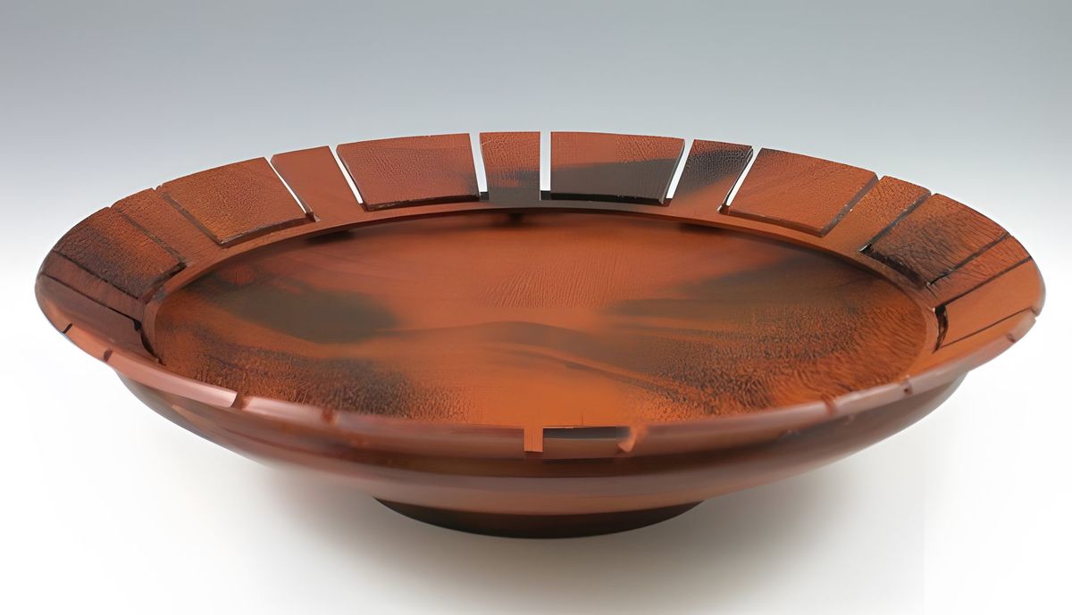 Goncalo Alves 8 x 2 high I can"t remember where the idea for the design of this bowl came from but it is, as far as the…