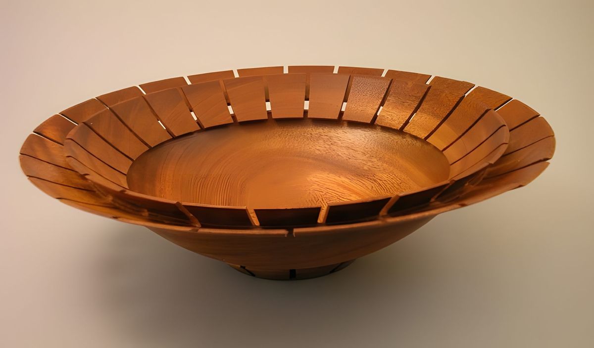Mahogany 3" h x 10 1/4" d After doing the small stuff for the show, I was itching to explore some ideas I had for what…