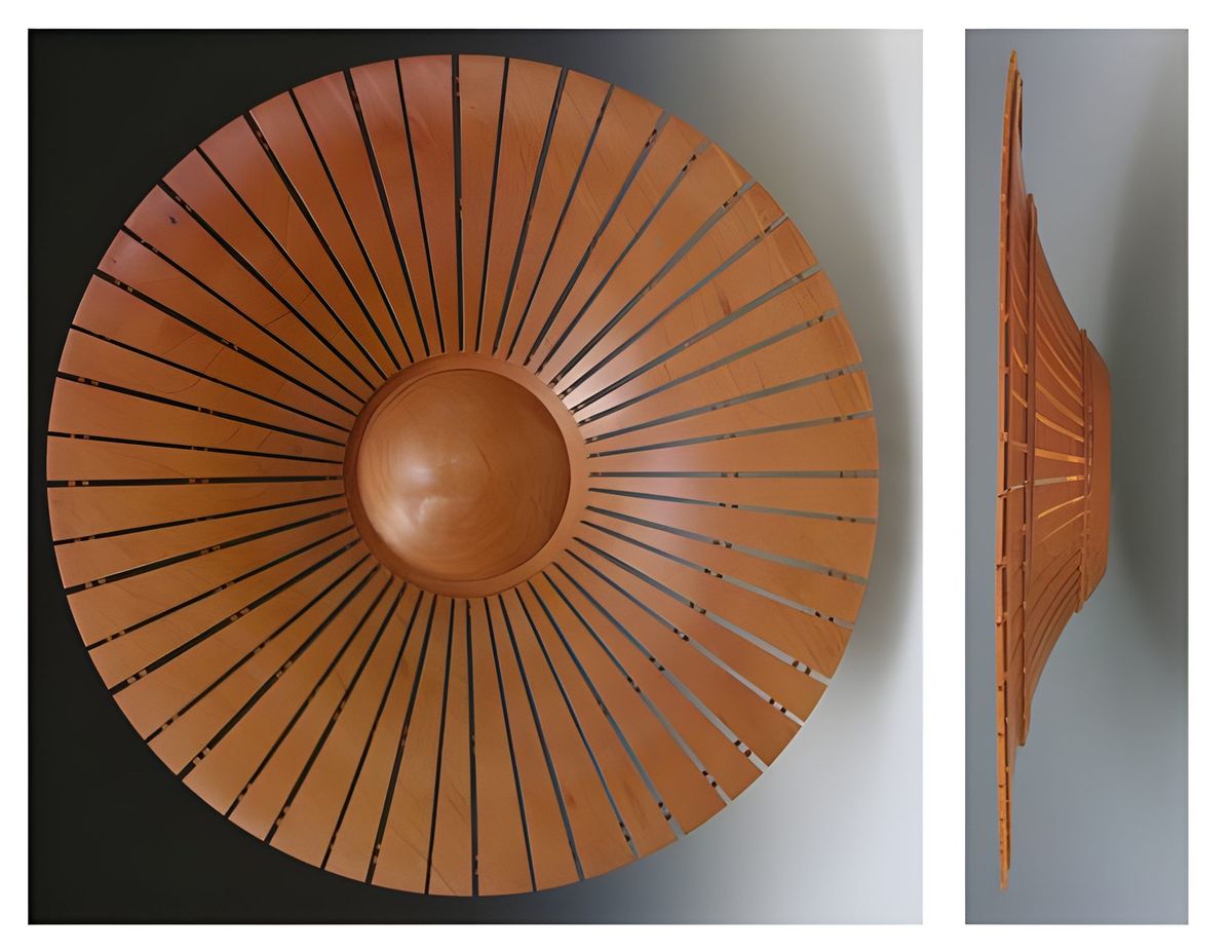 This piece is "Swiss Pear." The shape is a reverse curve similar to the "Return to Oz" piece.