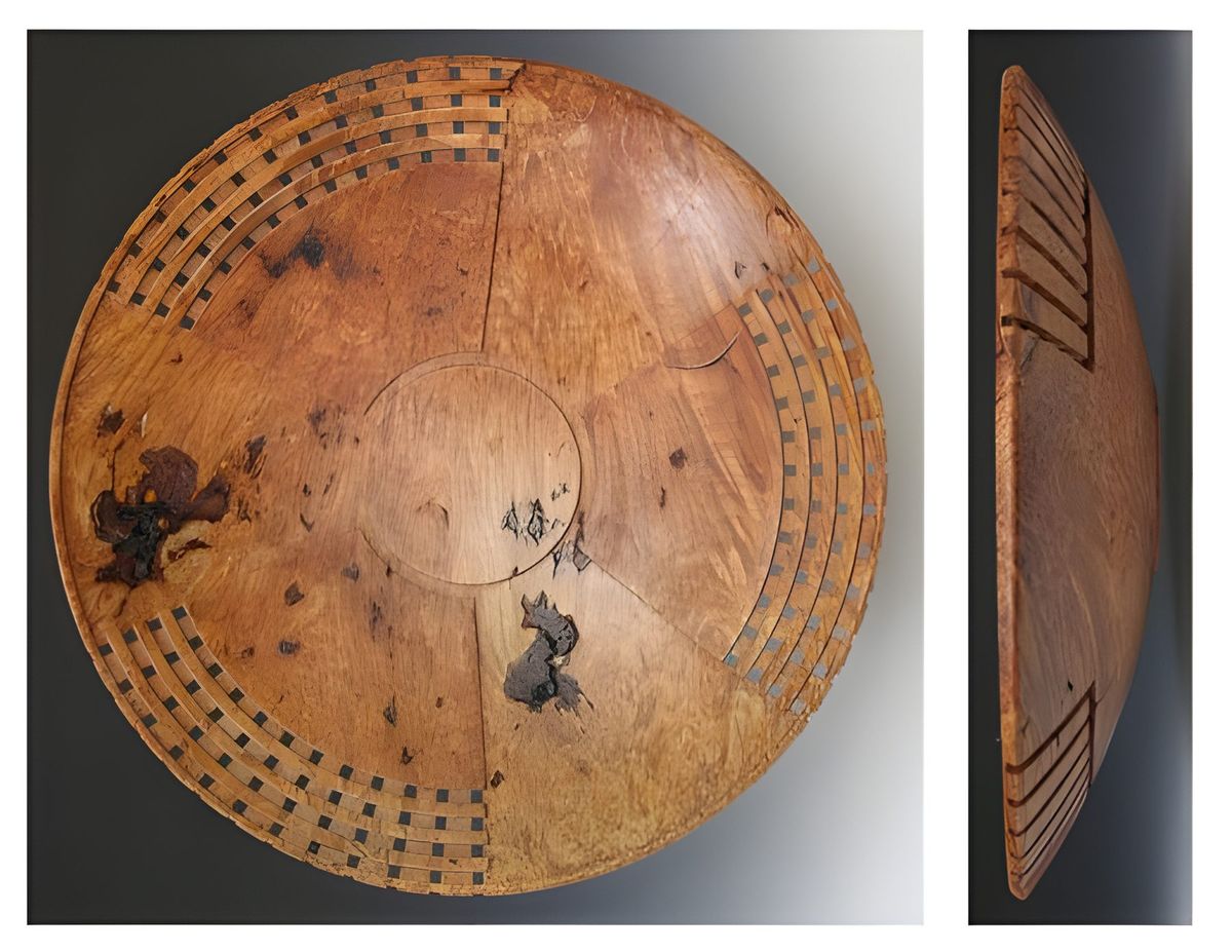 I originally wanted to make this piece as an inverted shape, similar to "Sun Ra." The two inclusions made that…