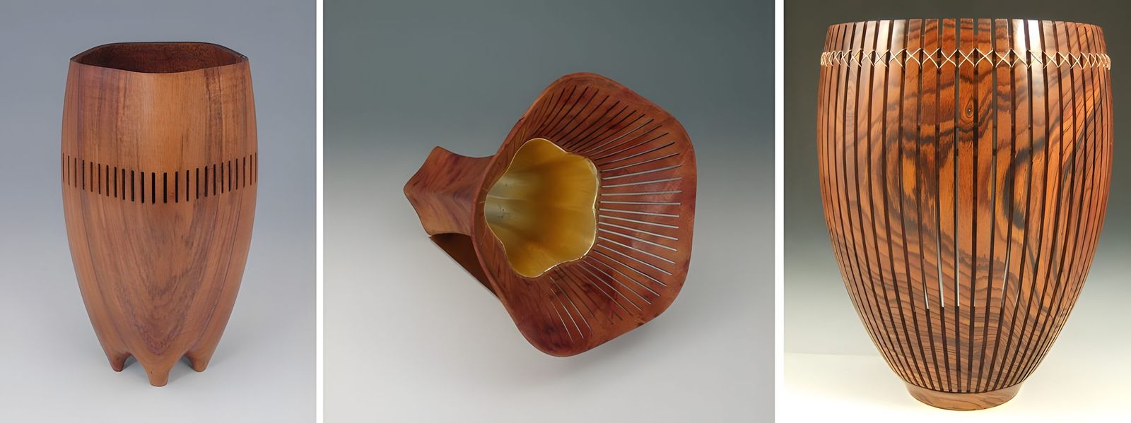 “Harvey Fein brings a new dimension to the world of wood art by combining the adventuresome nature of an inventor with…