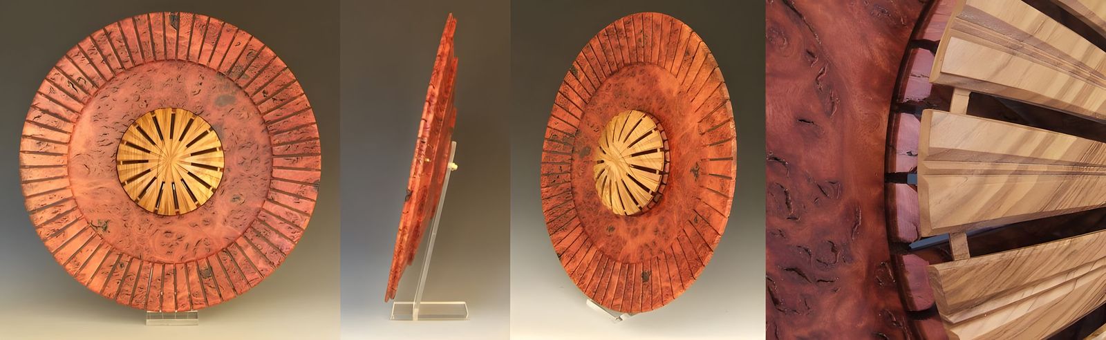 Another piece of Jarrah and Maple burl.