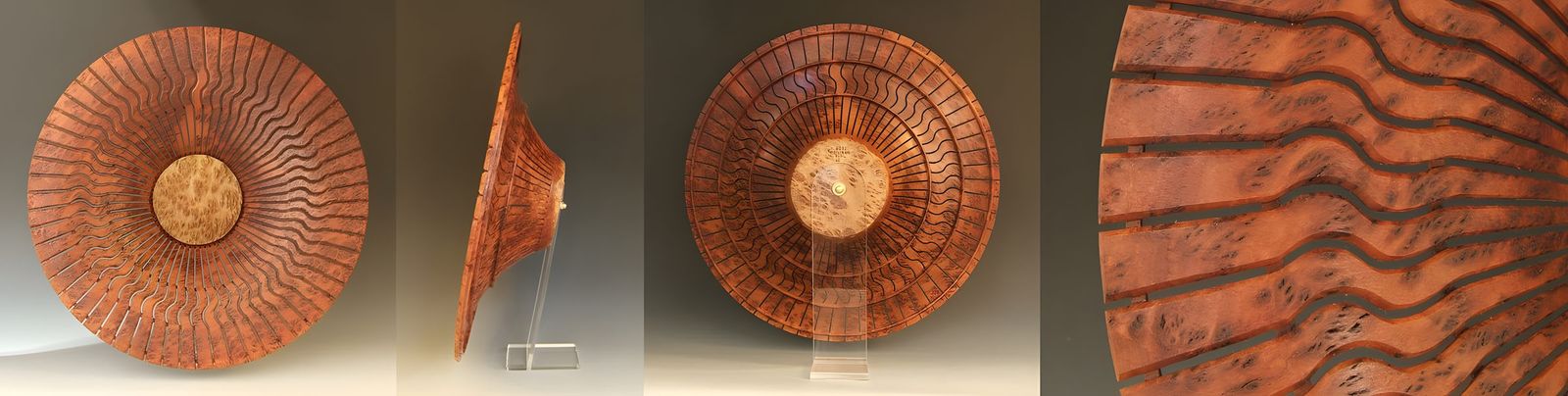 Jarrah burl and Thula burl.