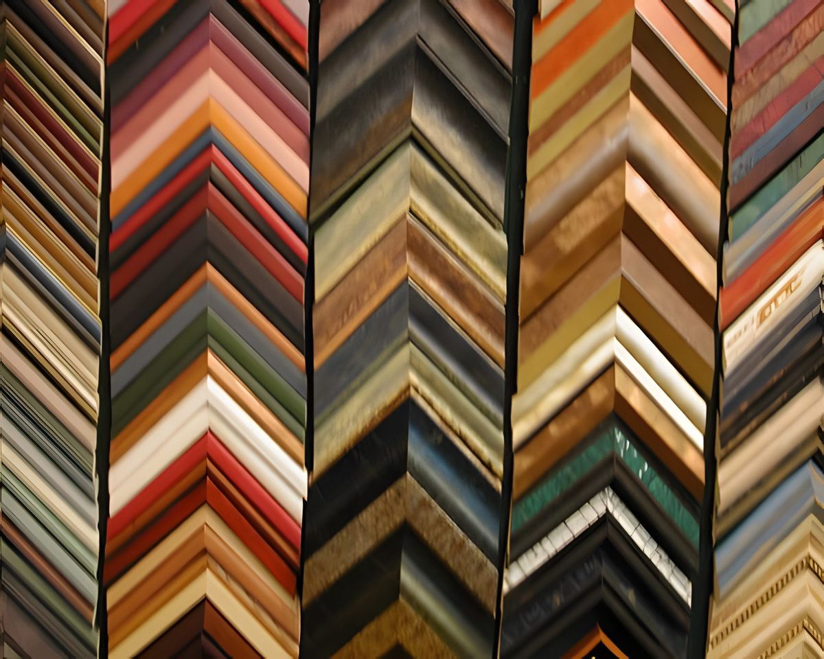 Picture frames. Hundreds of frames.