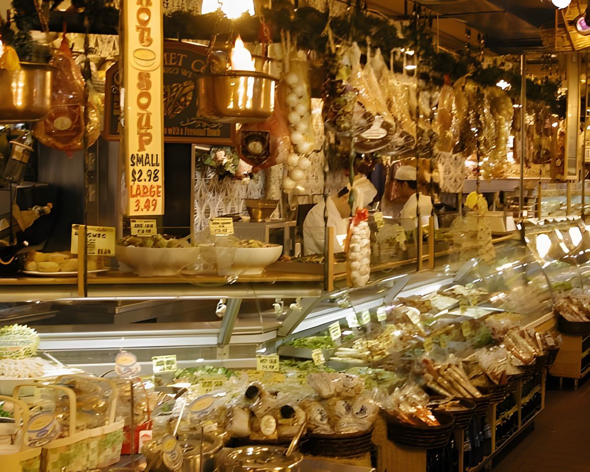 This is another shot of the food store in the second frame.