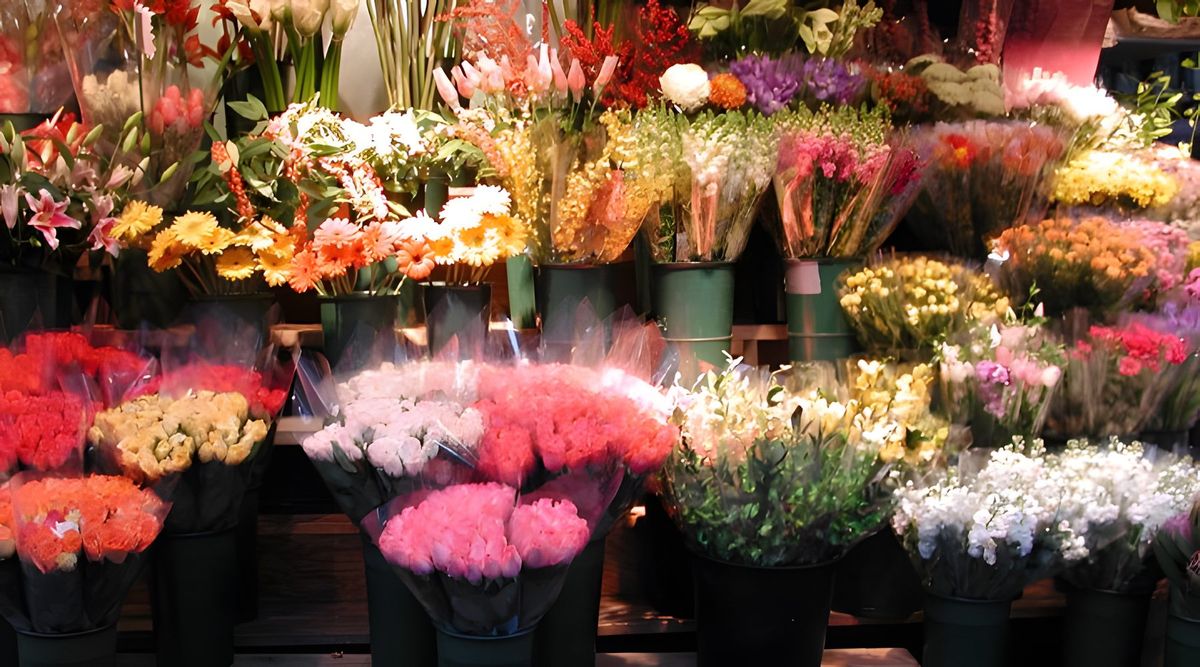 A flower store on Columbus Ave.