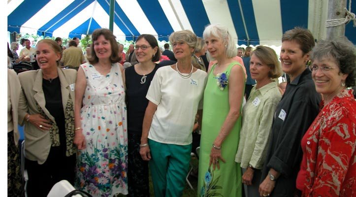 With apologies to Julie whose left arm is all that made it into this shot taken right before the award ceremony at PDS.