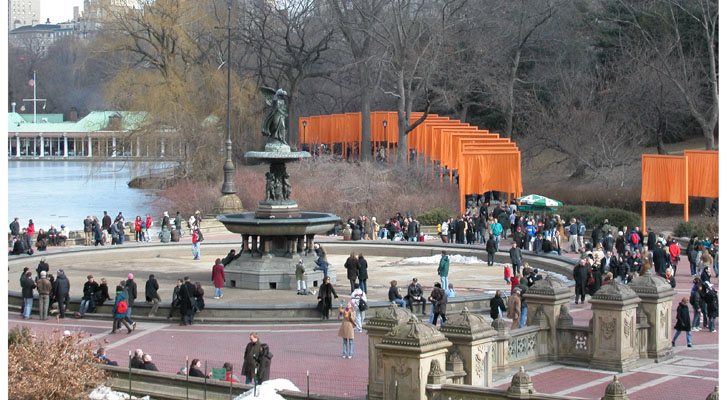 This is Bethesda Fountain.