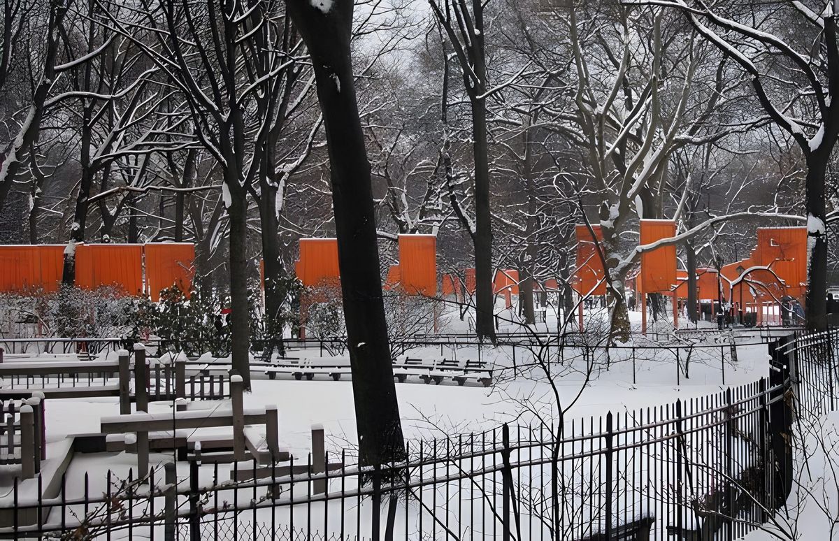 We had a lot of snowstorms during this time and I spent a lot of time in the park taking photos.